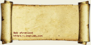 Jana Radaković vizit kartica